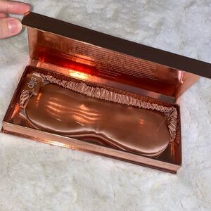 100% Silk Rose Gold Sleep Mask
